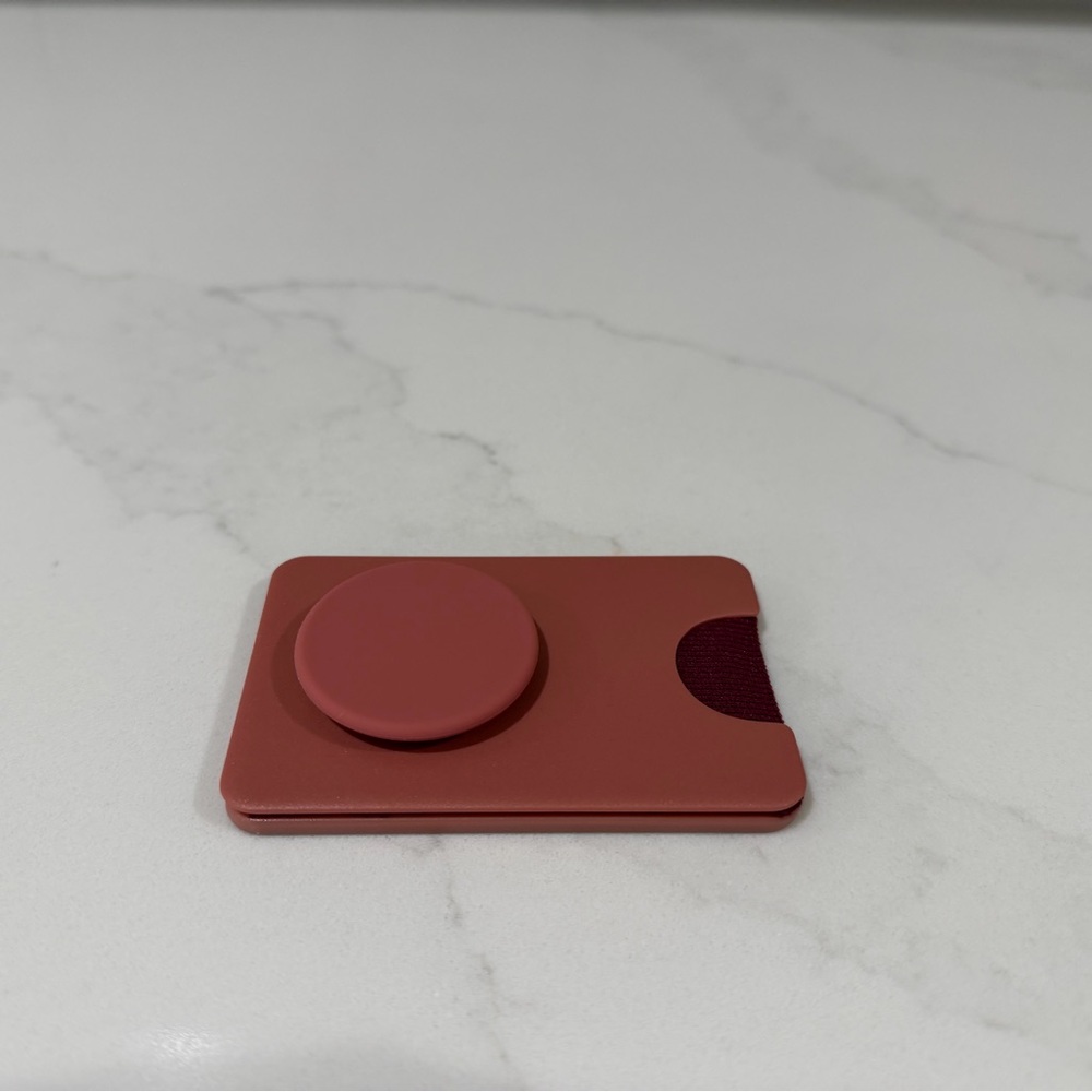 PopSockets Magnetic Phone Wallet with Grip and MagSafe, Magnetic Adapter